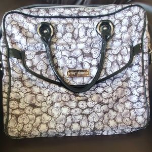 Betsy  Johnson  soft brief case /purse /bag